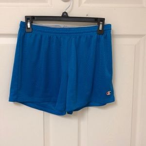 Blue shorts